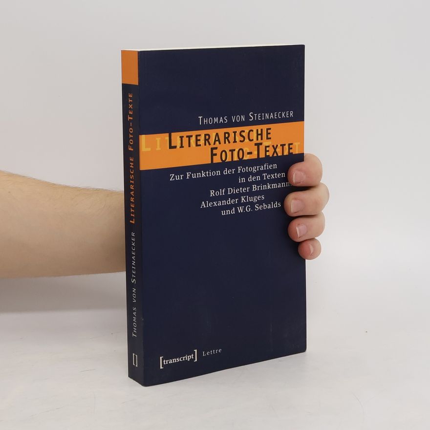 Thomas von Steinaecker Literarische Foto-Texte