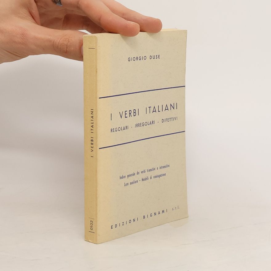 Giorgio Duse I verbi italiani