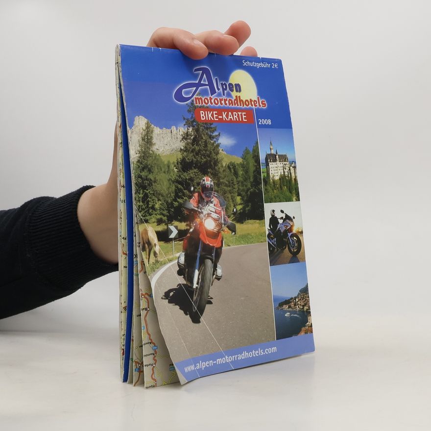 Kolektiv autorů Alpen motorradhotels Bike-Karte 2008