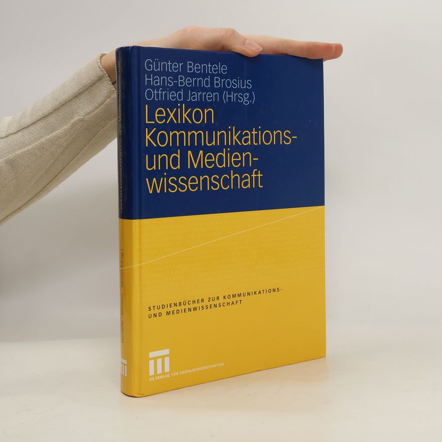 Günter Bentele Lexikon Kommunikations- und Medienwissenschaft