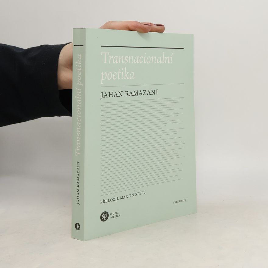Professor Jahan Ramazani Transnacionální poetika