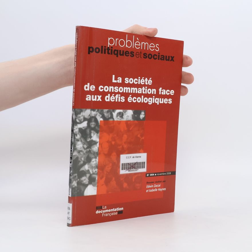 Isabelle Haynes La société de consommation face aux défis écologiques