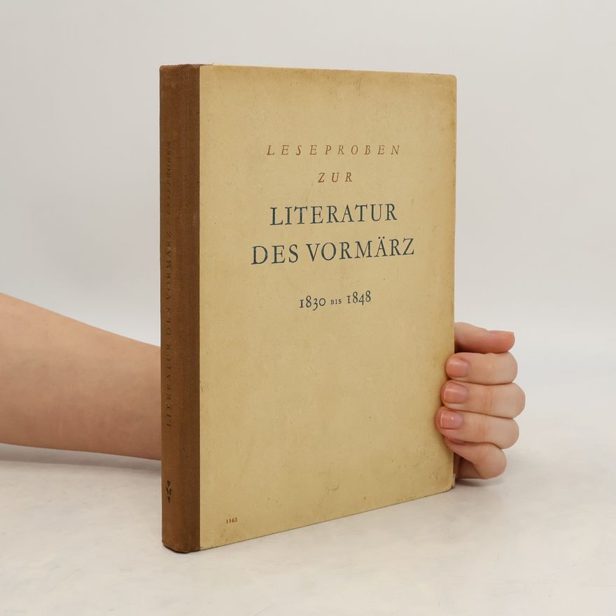 Kolektiv autorů Literatur des Vormärz
