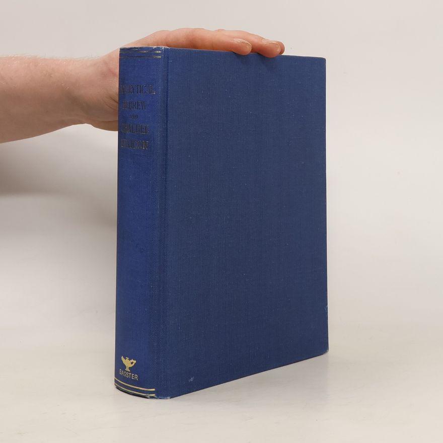 Benjamin Davidson The Analytical Hebrew and Chaldee Lexicon
