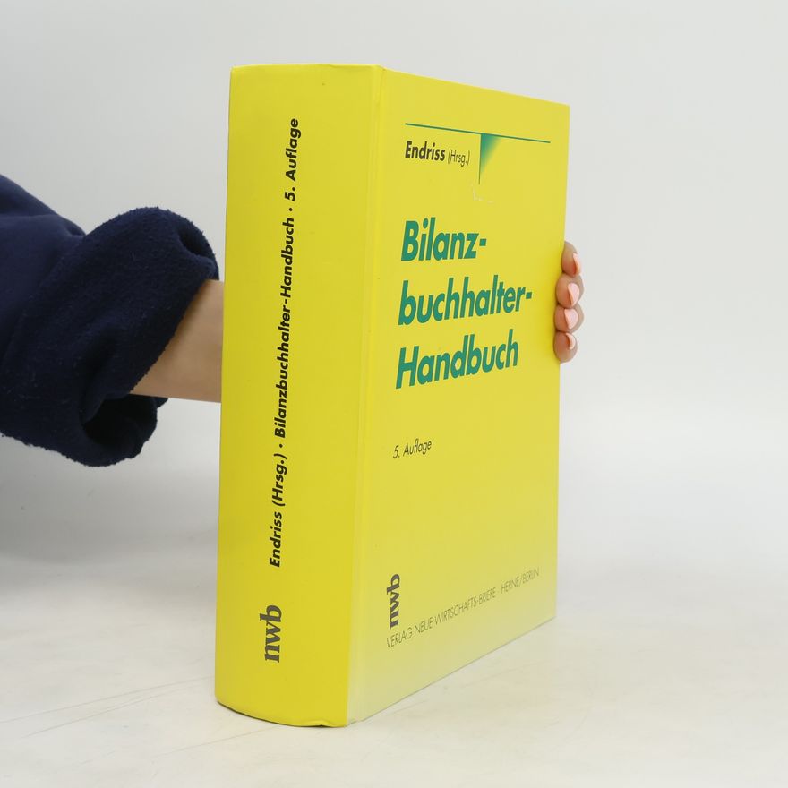 Horst Walter Endriss Bilanzbuchhalter-Handbuch