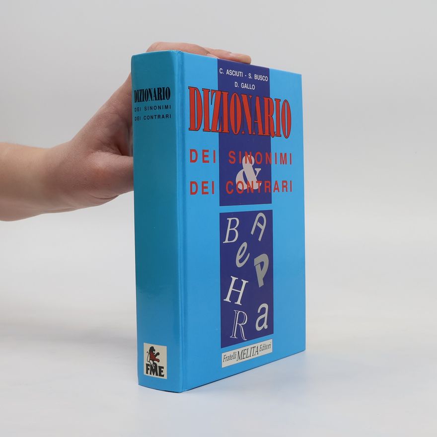Various authors Dizionario dei sinonimi dei contrari