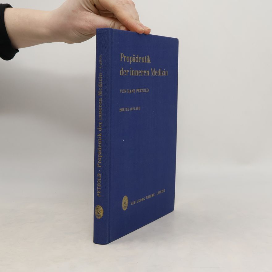 Hans Petzold Propädeutik der inneren Medizin