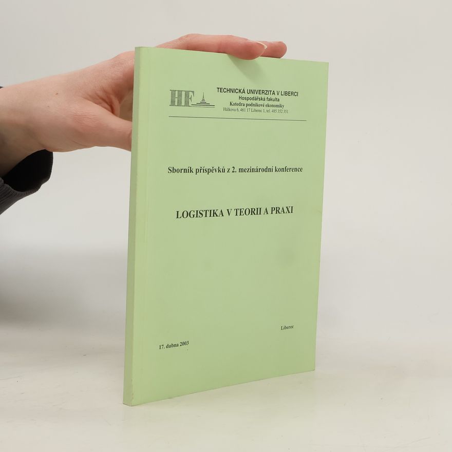 Collectif d'auteurs Logistika v teorii a praxi