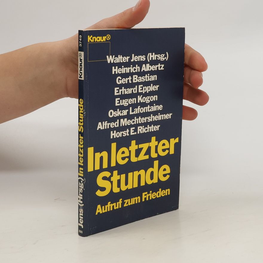 Walter Jens In letzter Stunde
