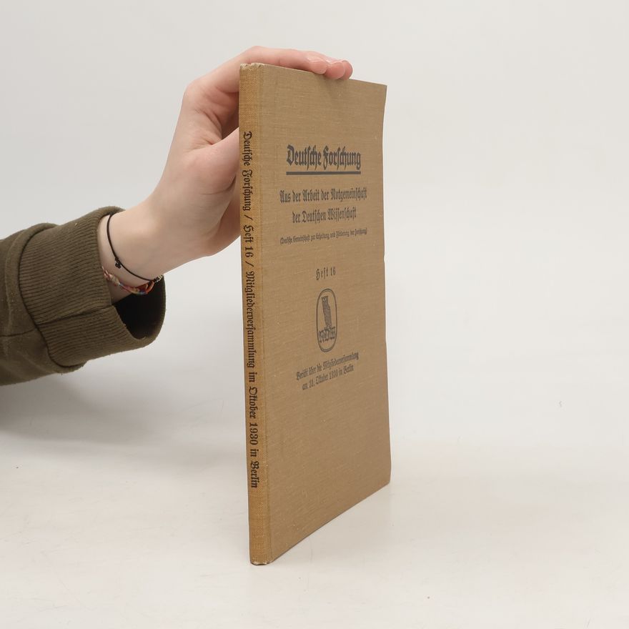 Autorenkollektiv Deutsche Forschung Heft 16