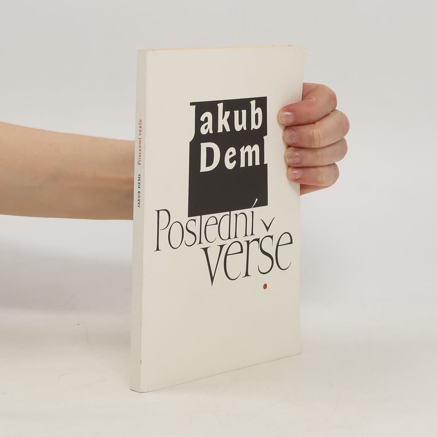Jiří Kuběna Poslední verše