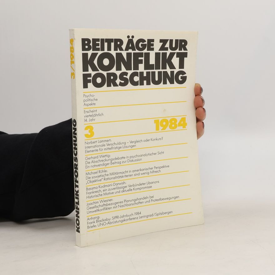 Autorenkollektiv Beiträge zur Konfliktforschung 3/1984