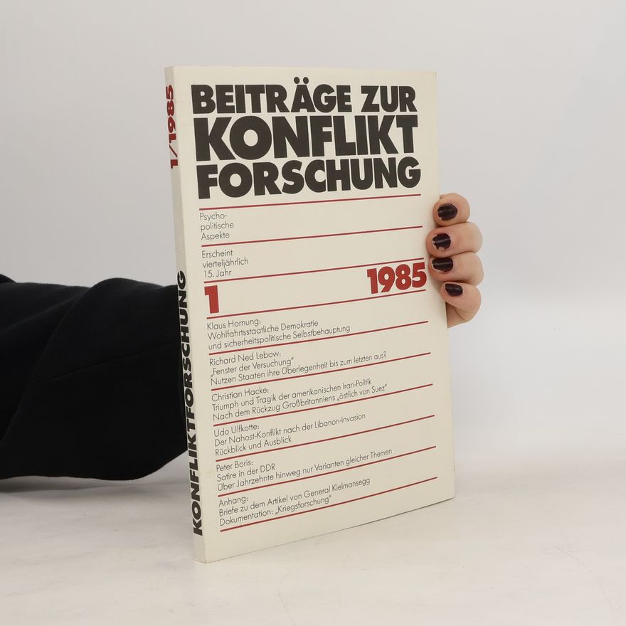Autorenkollektiv Beiträge zur Konfliktforschung 1/1985