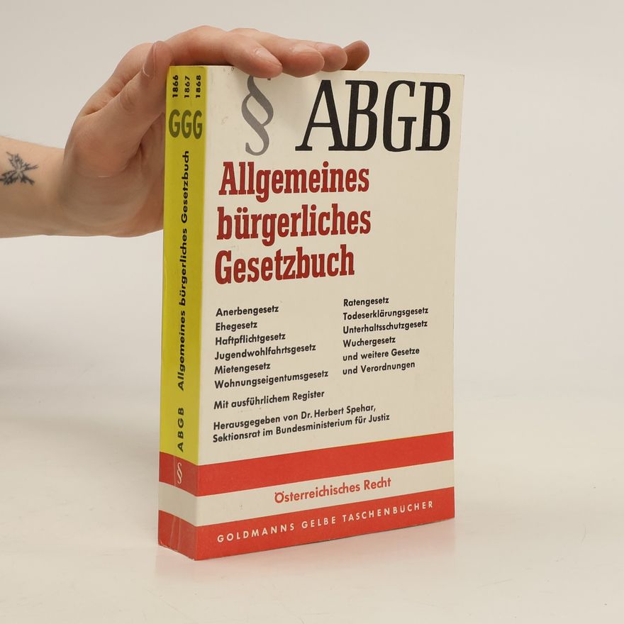 Autorenkollektiv Allgemeines bürgerliches Gesetzbuch