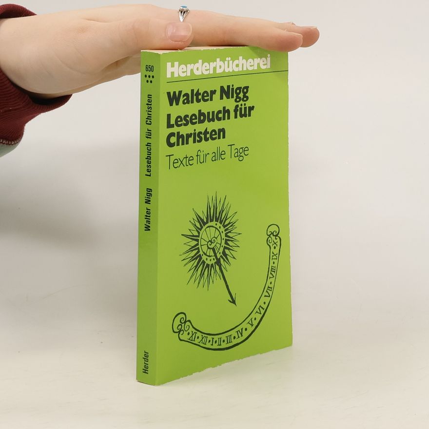 Walter Nigg Lesebuch für Christen