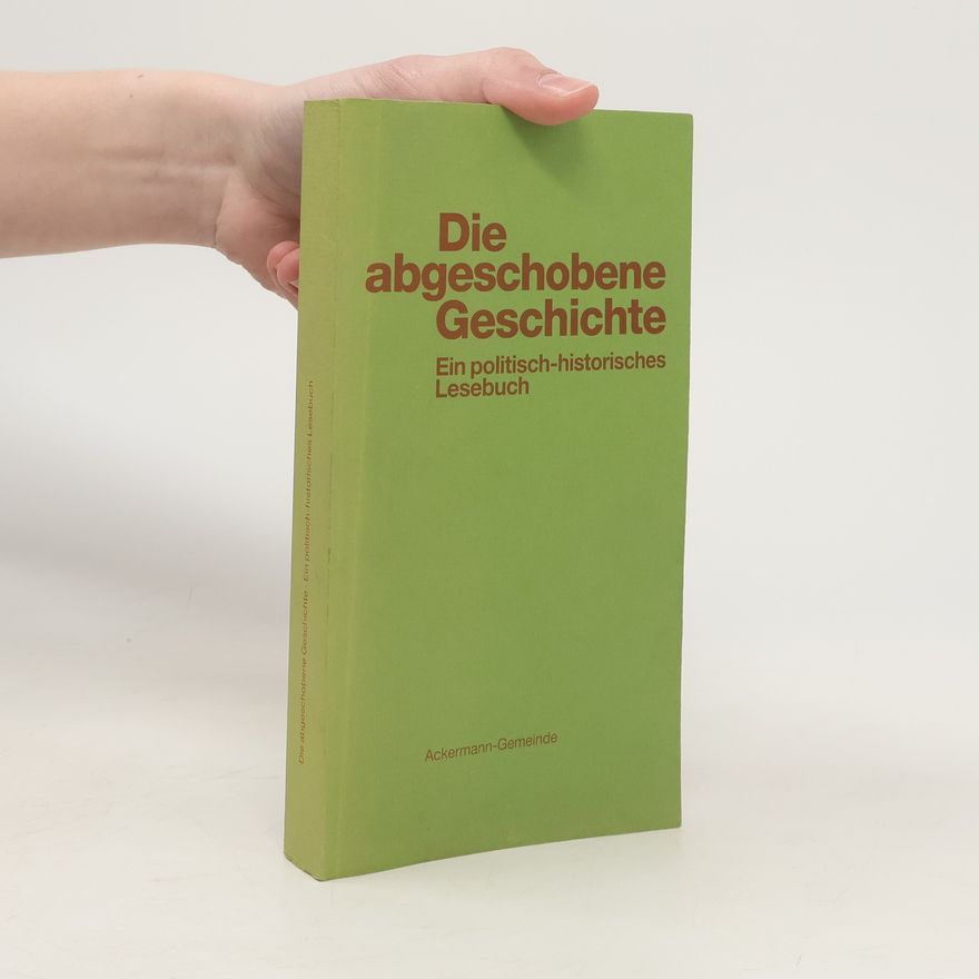 Petr Pithart Die abgeschobene Geschichte