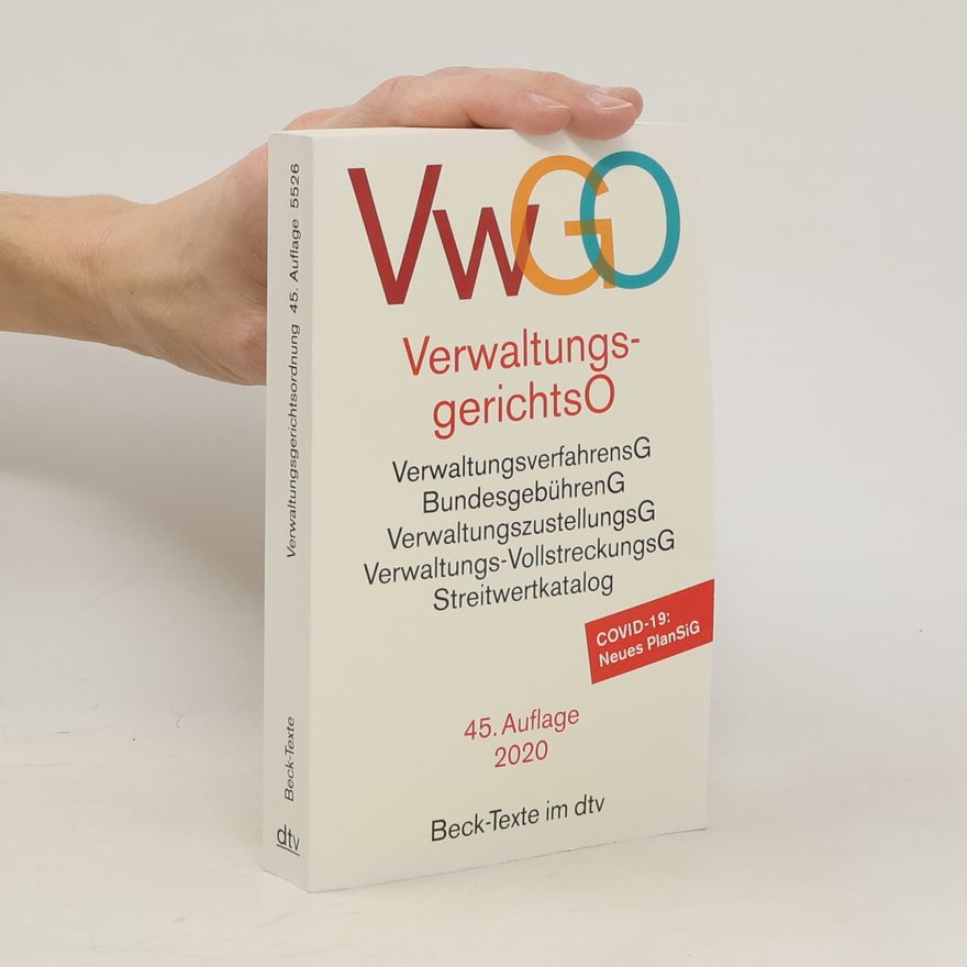 Ulrich Ramsauer Verwaltungsgerichtsordnung