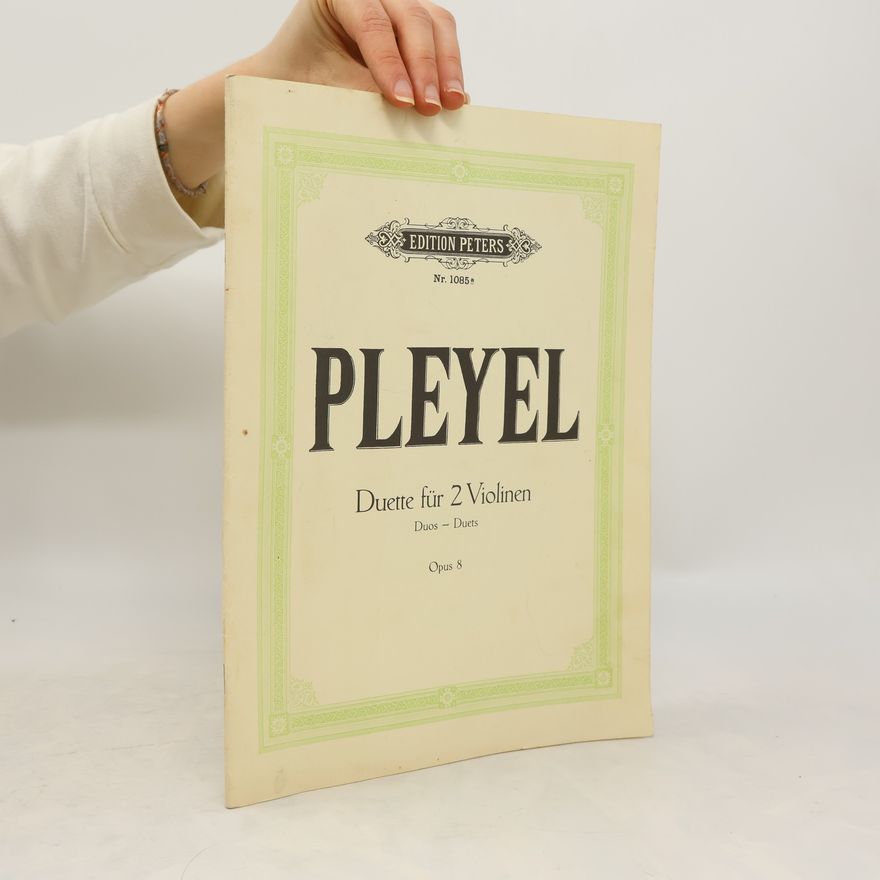 Ignaz Pleyel Pleye. Duette für 2 Violinen. Opus 8