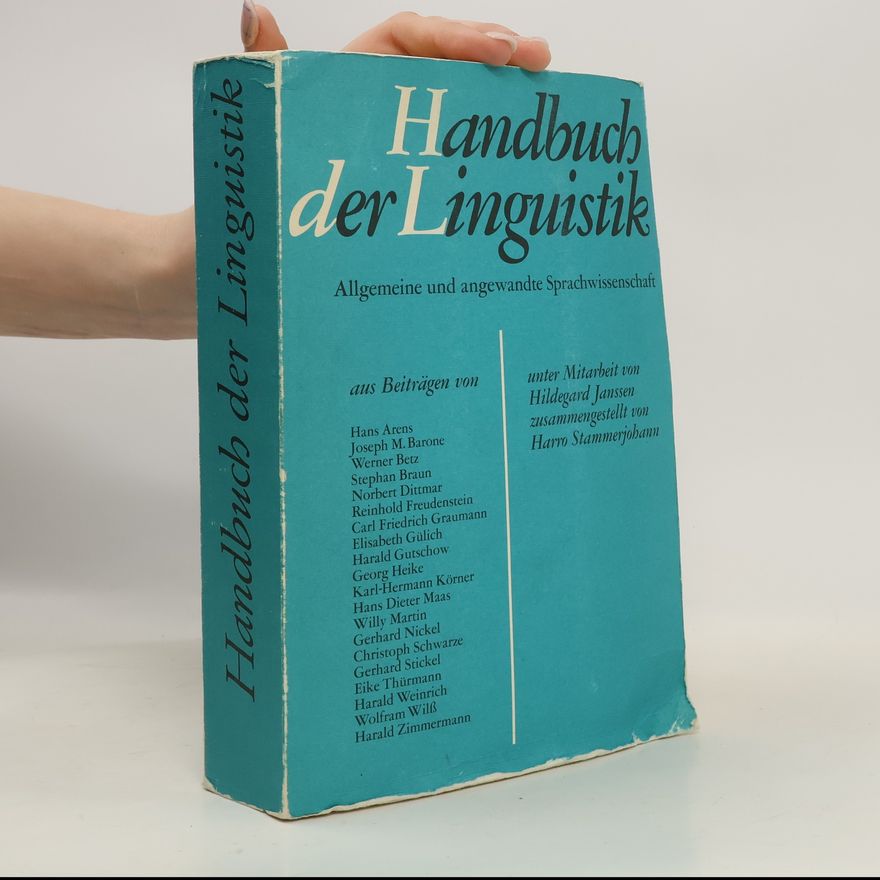 Harro Stammerjohann Handbuch der Linguistik