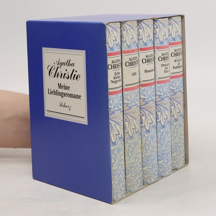 Agatha Christie Meine Lieblingsromane, 5 Bände. Zehn kleine Negerlein; Dreizehn bei Tisch; Alibi; Blausäure; Sechzehn Uhr Fünfzig ab Paddington. Jubiläums-Edition