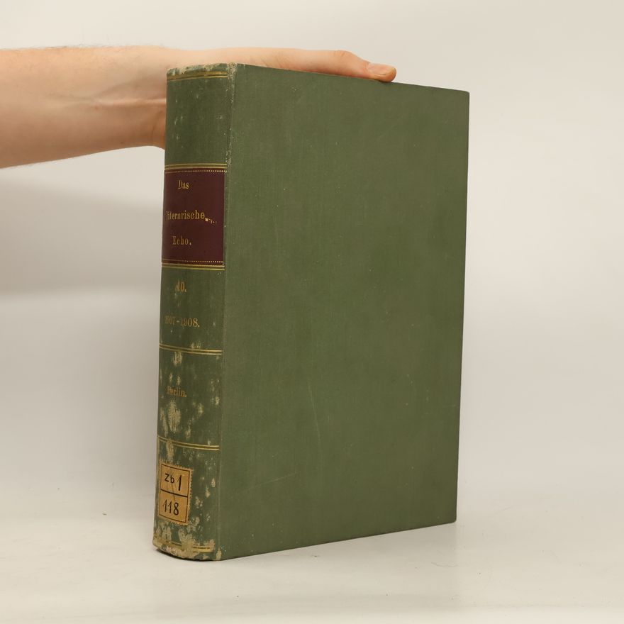 Josef Ettlinger Das literarische Echo