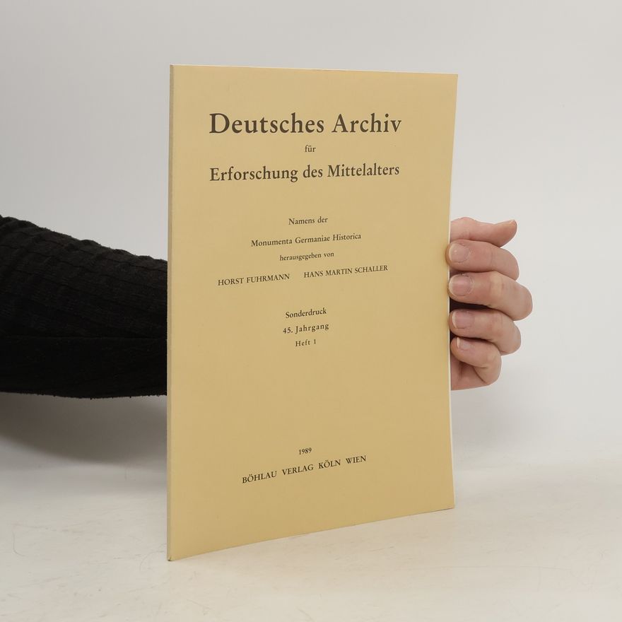 Autores varios Deutsches Archiv für Erforschung des Mittelalters 1