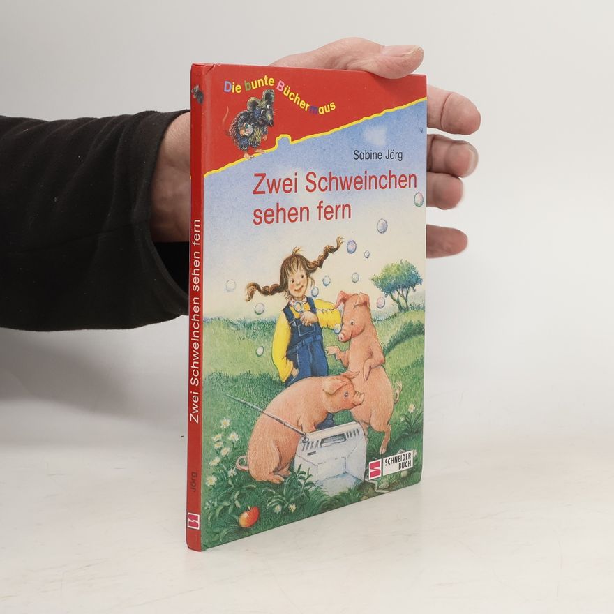 Sabine Jörg Zwei Schweinchen sehen fern