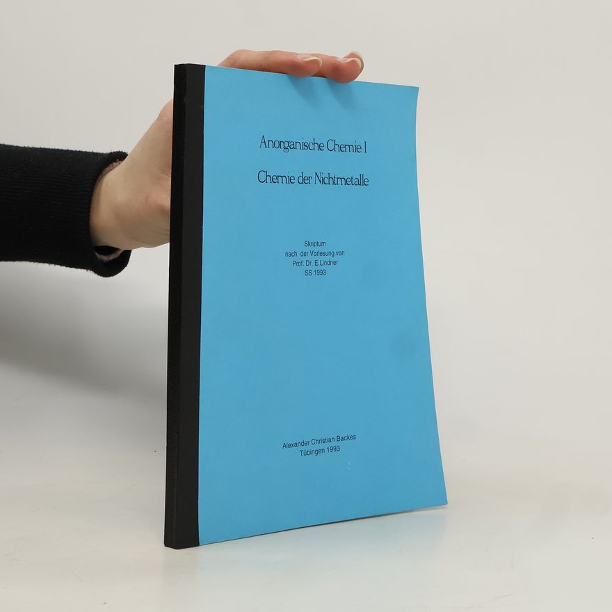 Autorenkollektiv Anorganische Chemie I. Chemie der Nichtmetalle