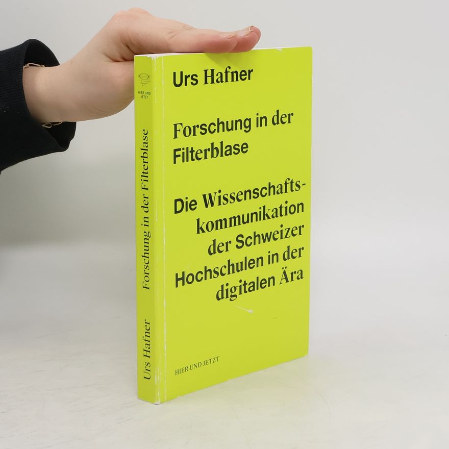 Urs Hafner Forschung in der Filterblase