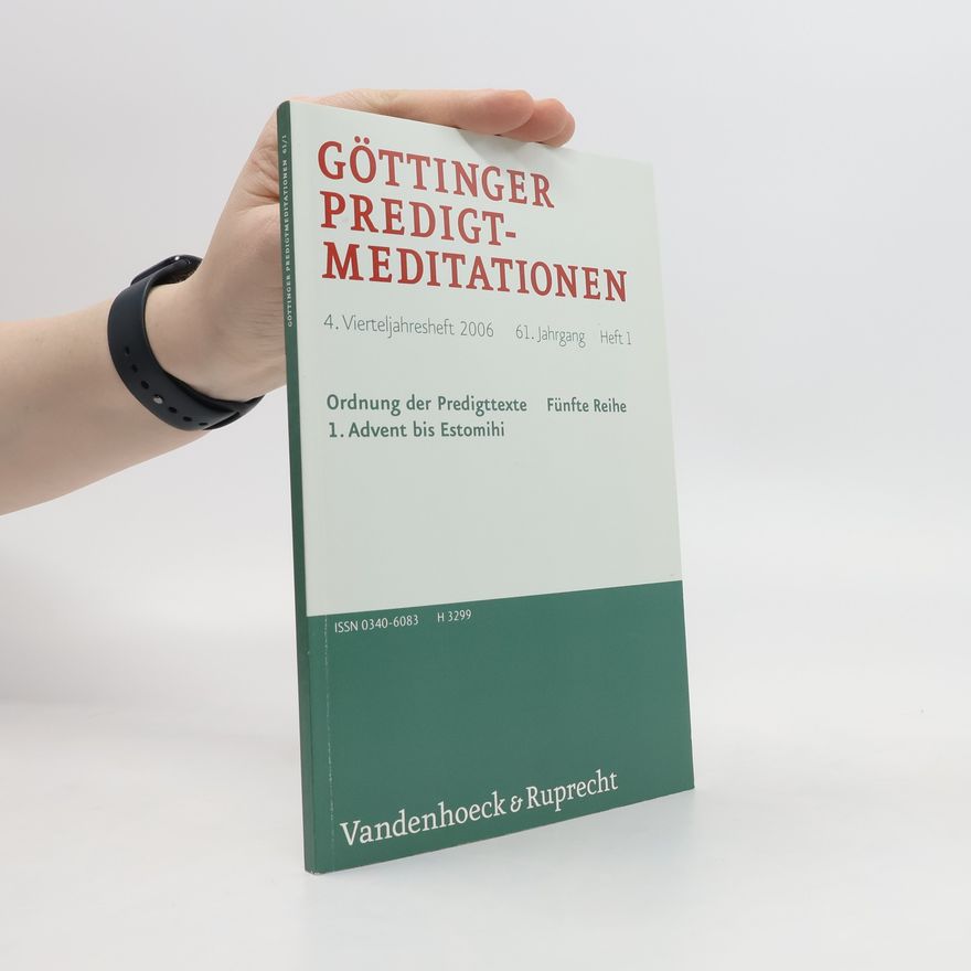 Collectif d'auteurs Göttinger Predigtmeditationen 4/2006
