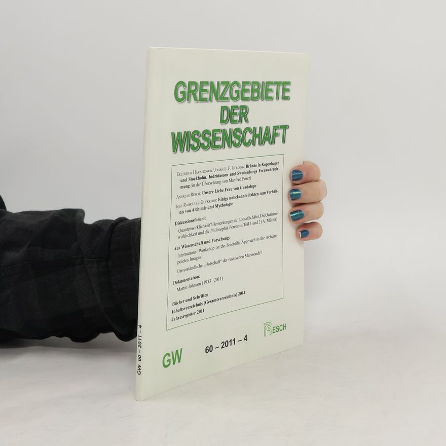 Collectif d'auteurs Grenzgebiete der Wissenschaft 2011/4