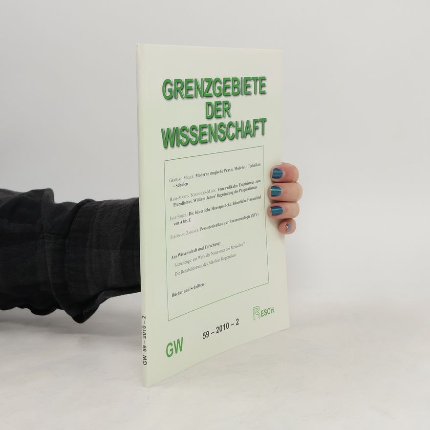 Autorenkollektiv Grenzgebiete der Wissenschaft