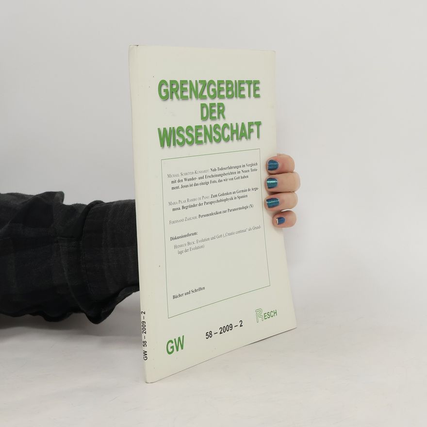 Collectif d'auteurs Grenzgebiete der Wissenschaft 2/2009