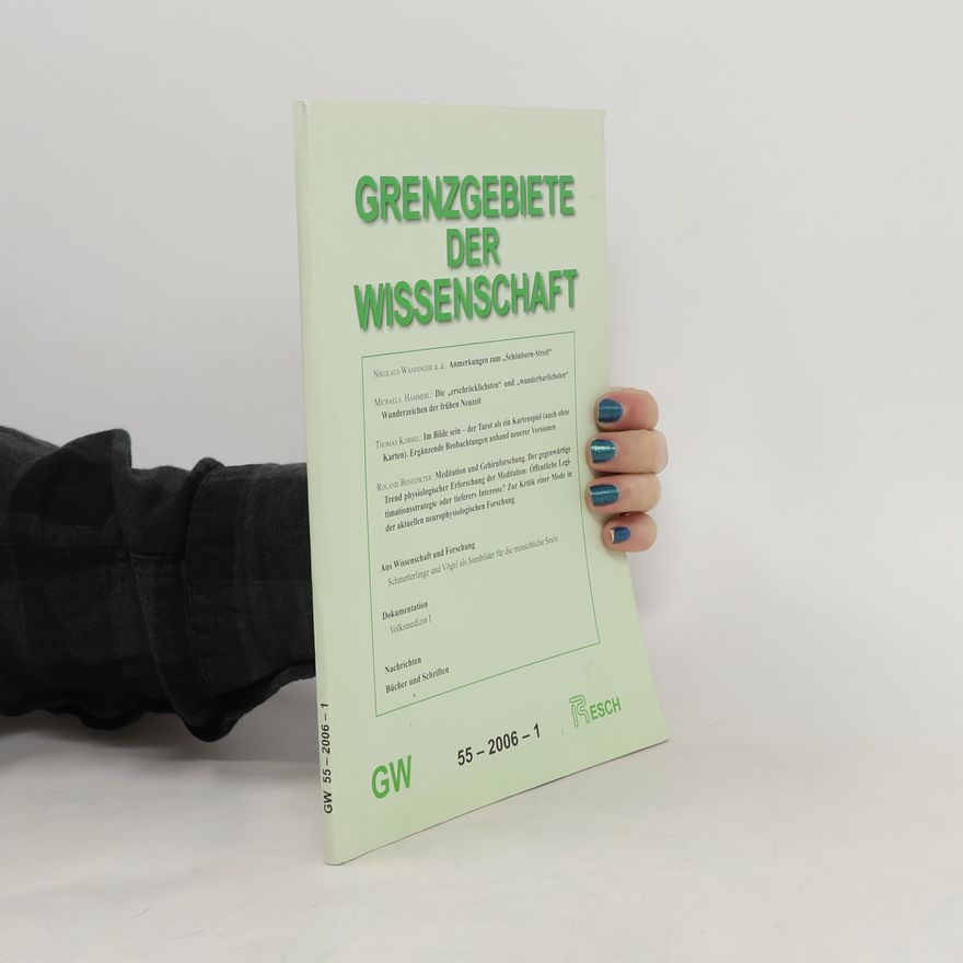 Collectif d'auteurs Grenzgebiete der Wissenschaft 2006/1