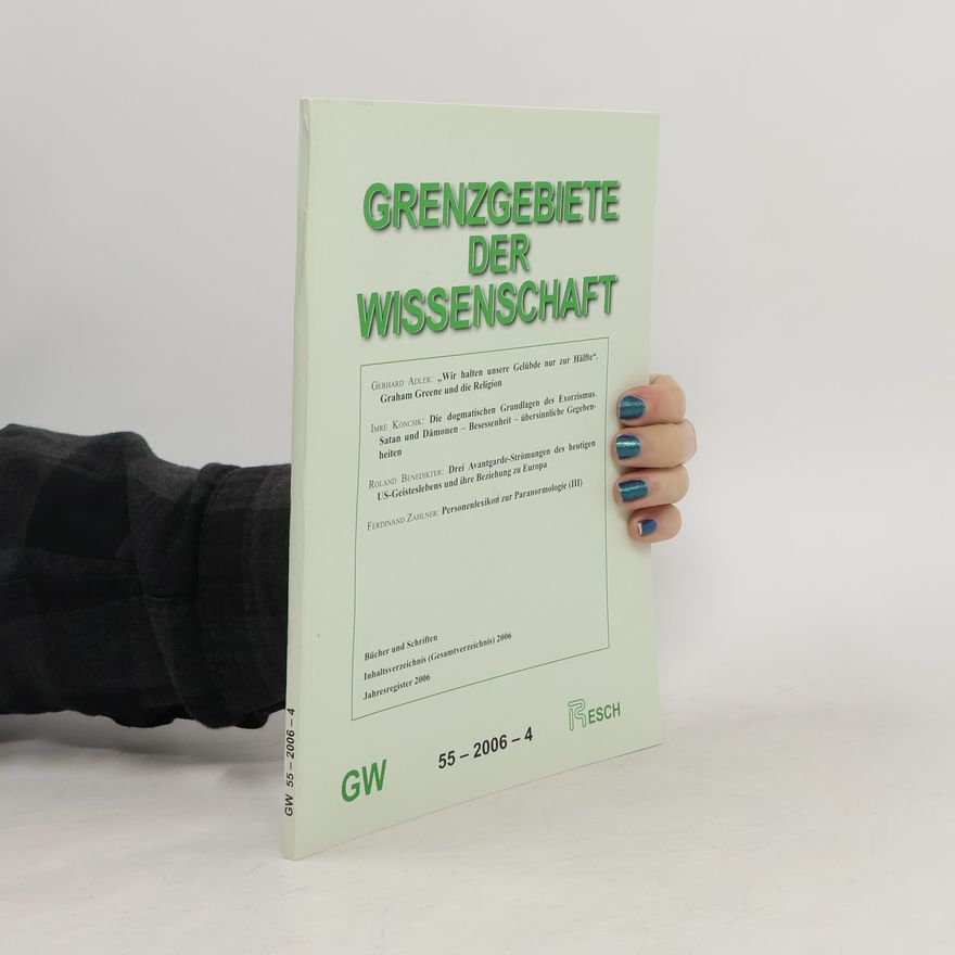 Collectif d'auteurs Grenzgebiete der Wissenschaft 2006/4