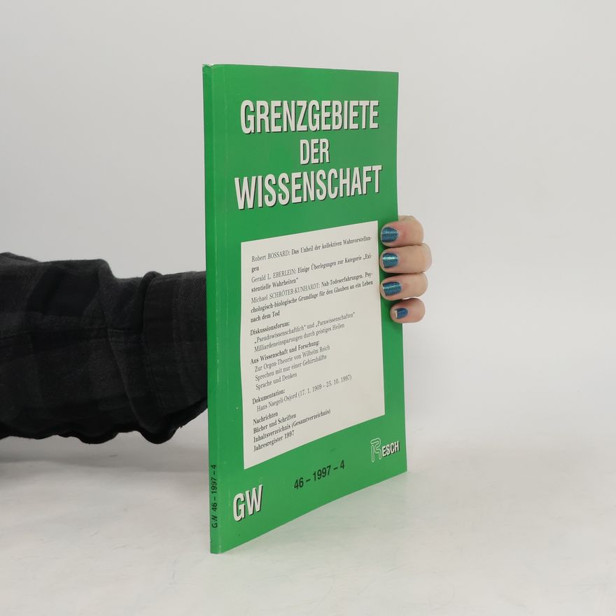 Autorenkollektiv Grenzgebiete der Wissenschaft 4/1997
