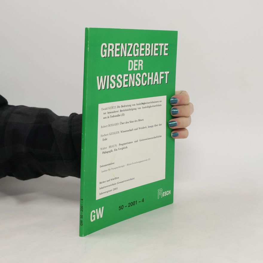 Autorenkollektiv Grenzgebiete der Wissenschaft 4/2001