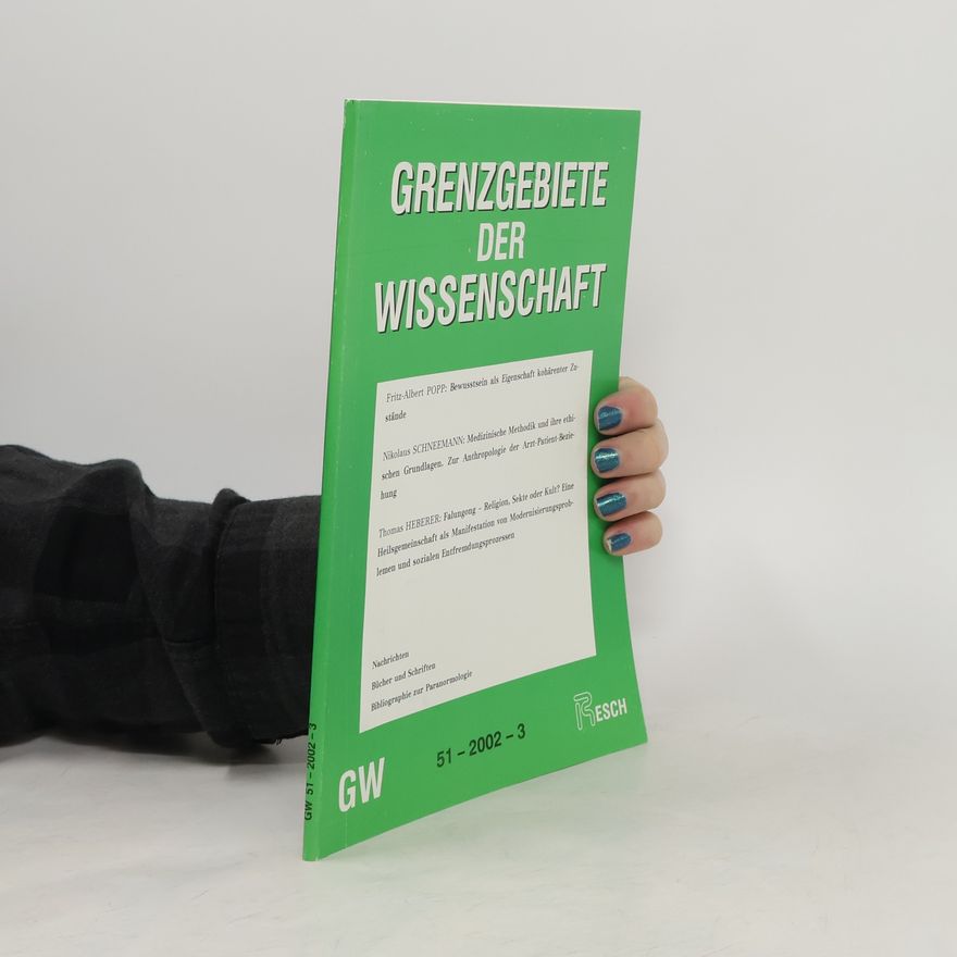 Collectif d'auteurs Grenzgebiete der Wissenschaft 2002/3