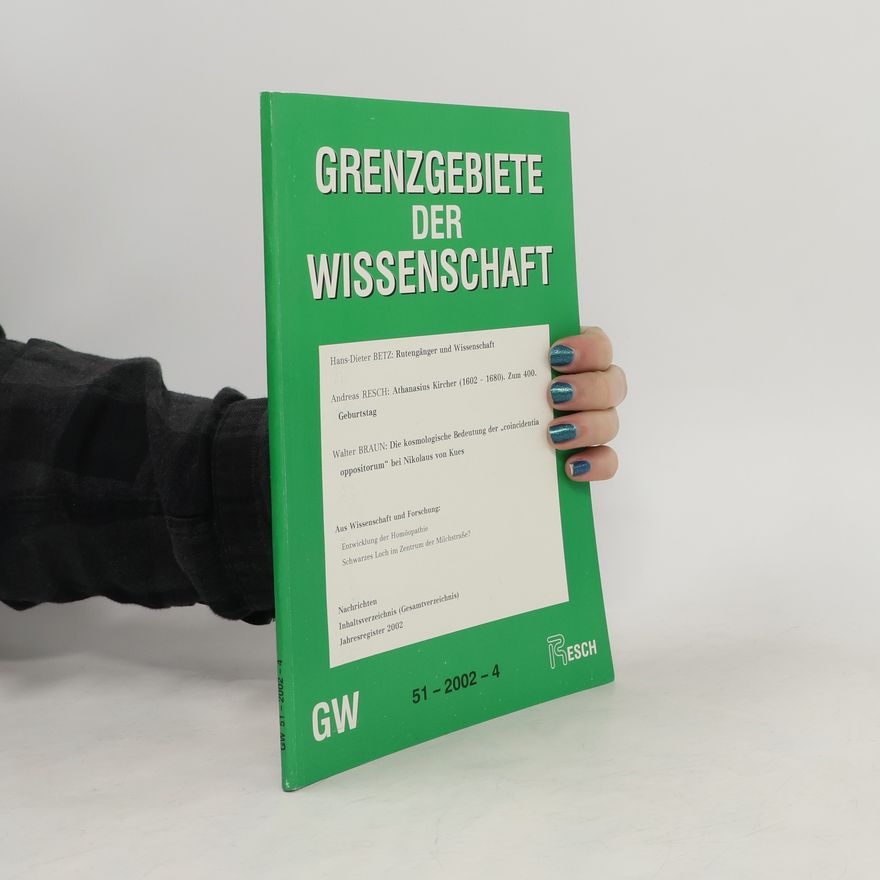 Autorenkollektiv Grenzgebiete der Wissenschaft