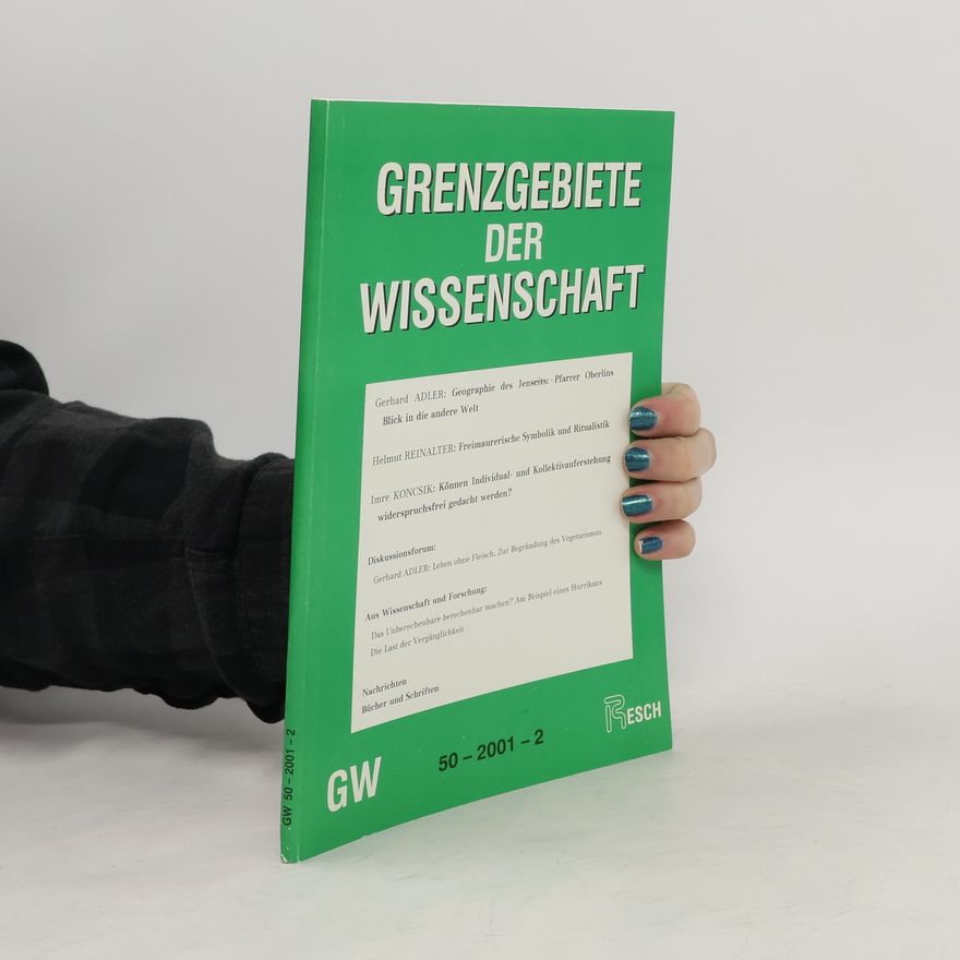 Autorenkollektiv Grenzgebiete der Wissenschaft 50- 2001 - 2