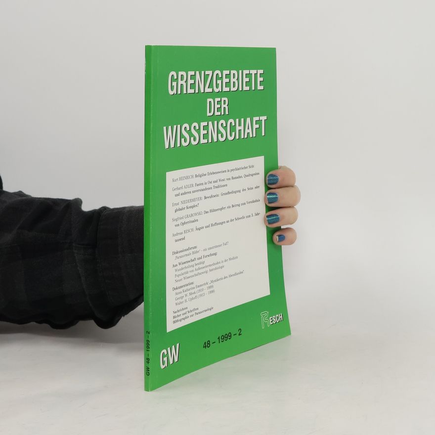 Collectif d'auteurs Grenzgebiete der Wissenschaft 1999/2