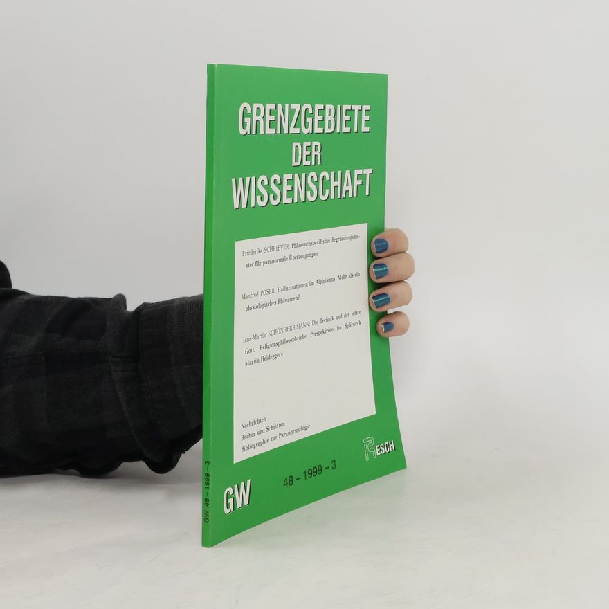 Autorenkollektiv Grenzgebiete der Wissenschaft 3/1999