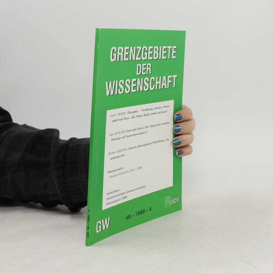 Autorenkollektiv Grenzgebiete der Wissenschaft 4/1999