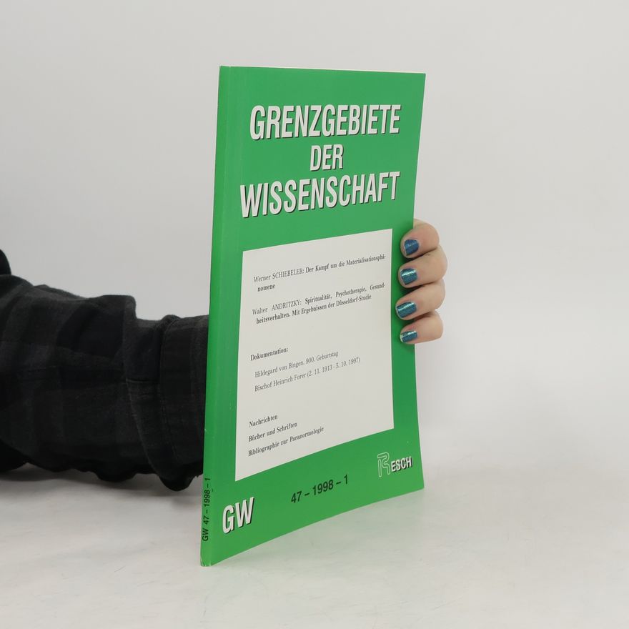 Autorenkollektiv Grenzgebiete der Wissenschaft 1/1998