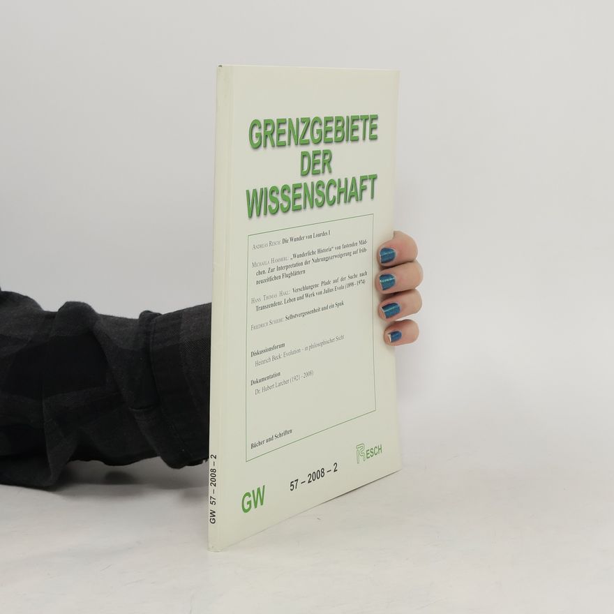 Autorenkollektiv Grenzgebiete der Wissenschaft 2/2008
