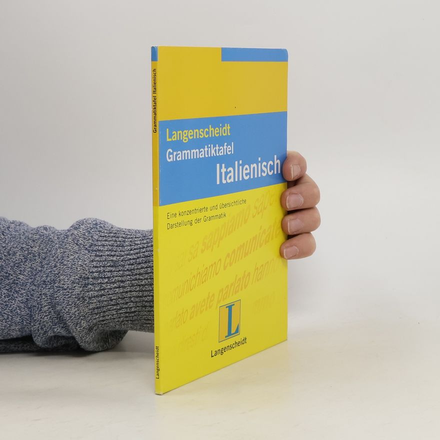 Susanne Leeb Langenscheidt Grammatiktafel Italienisch - Falttafel. Eine konzentrierte und übersichtliche Darstellung der Grammatik