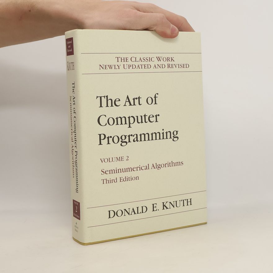 Donald Knuth The Art of Computer Programming 2