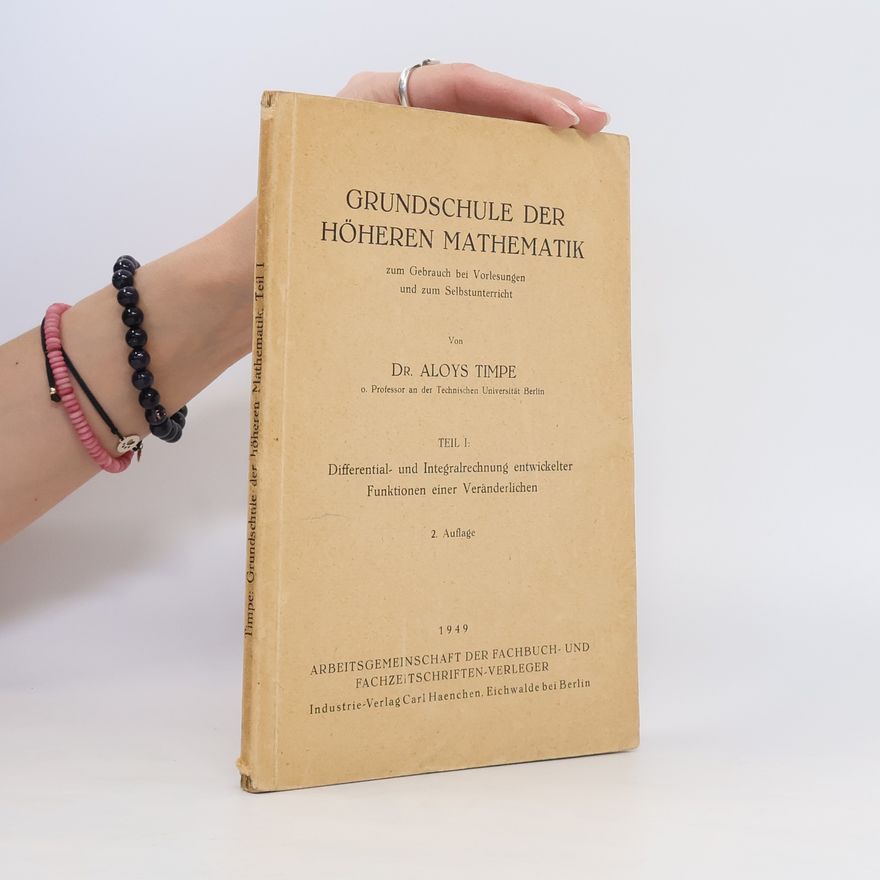 Aloys Timpe Grundschule der höheren Mathematik 1