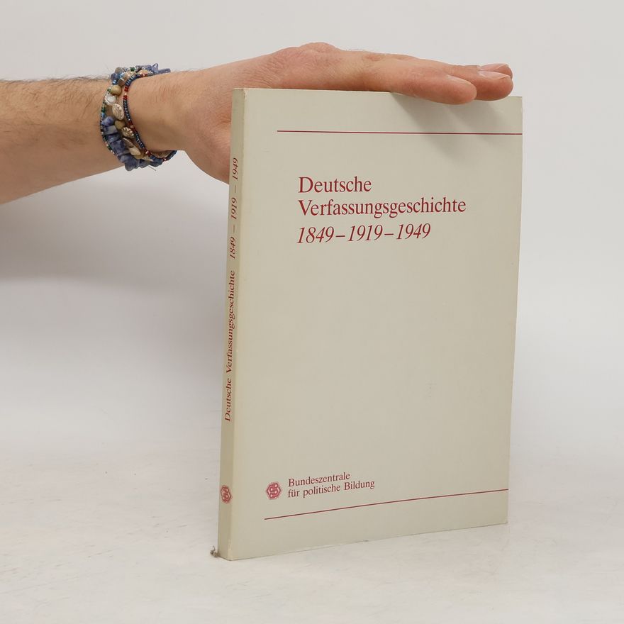 Various authors Deutsche Verfassungsgeschichte