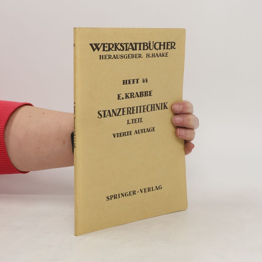 Erich Krabbe Stanzereitechnik I.